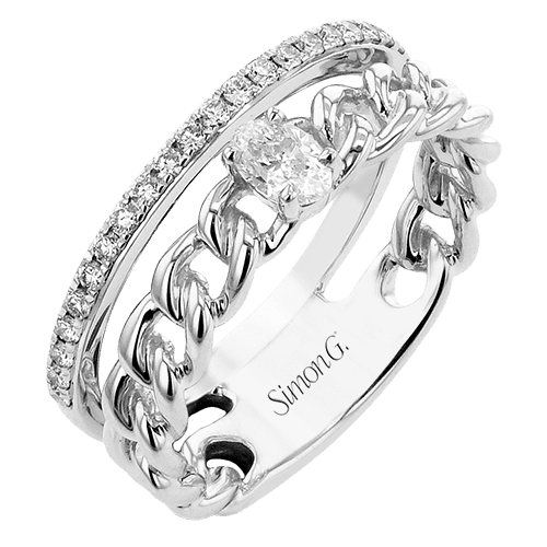 Right Hand Ring in 18k Gold with Diamonds