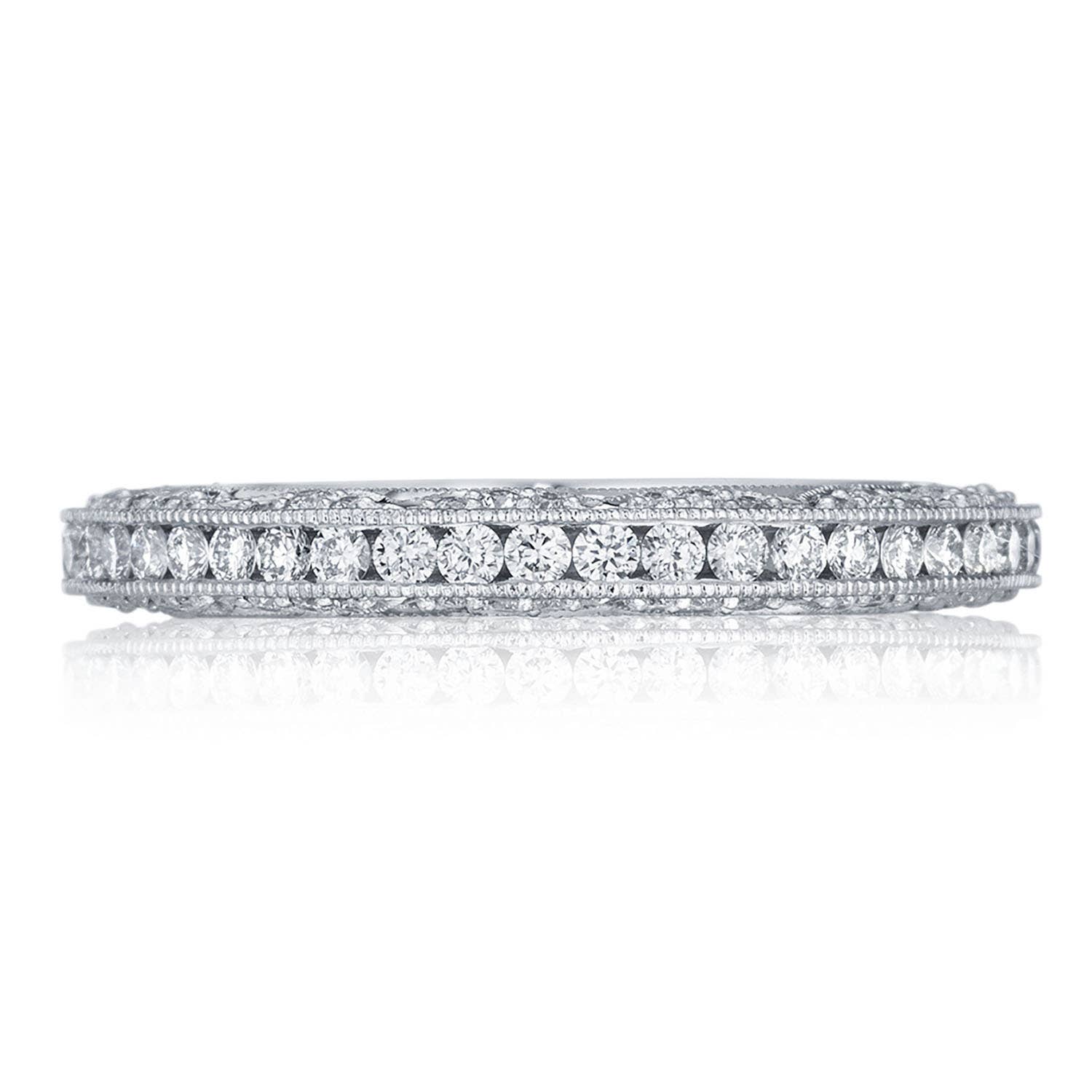 Channel Set Wedding Band