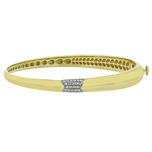 Bangle in 18k Gold with Diamonds