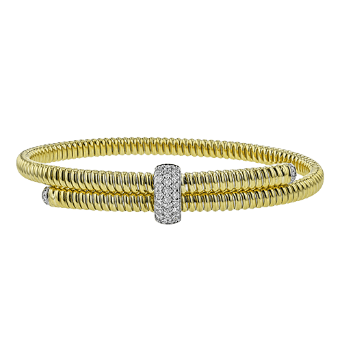 Bangle in 18k Gold with Diamonds