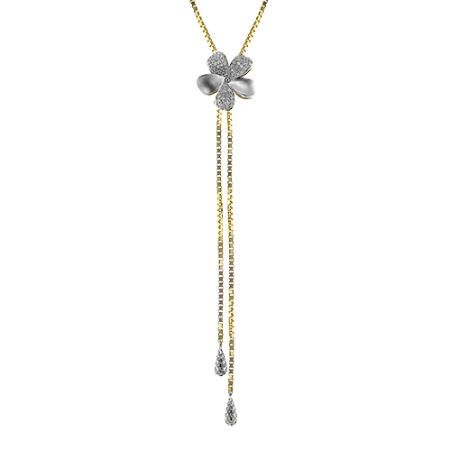 Necklace in 18k Gold with Diamonds