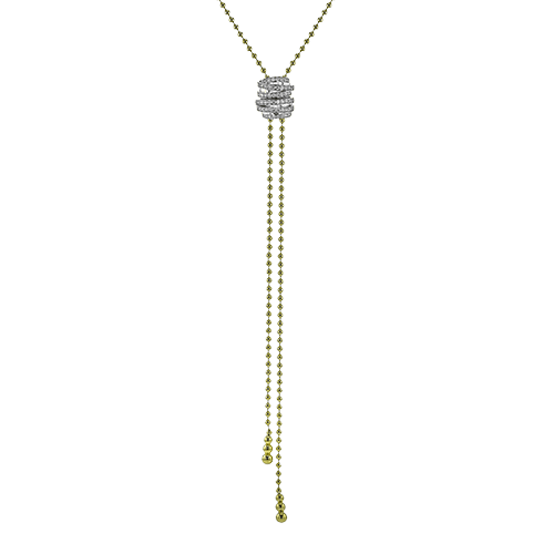 Necklace in 18k Gold with Diamonds