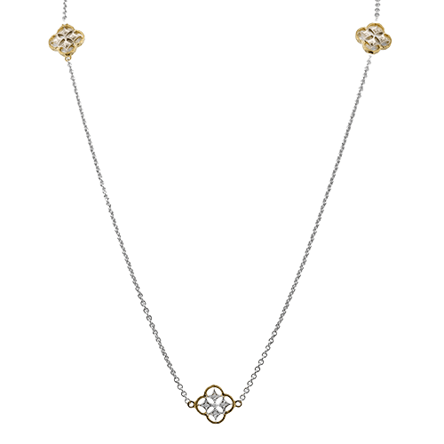 Necklace in 18k Gold with Diamonds