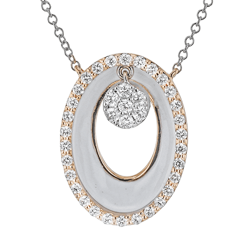 Pendant in 18k Gold with Diamonds