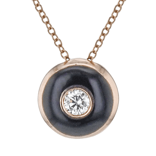 Pendant in 18k Gold with Diamonds