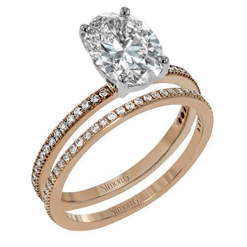 Wedding Set in 18k Gold with Diamonds