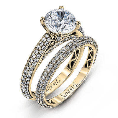 Wedding Set in 18k Gold with Diamonds