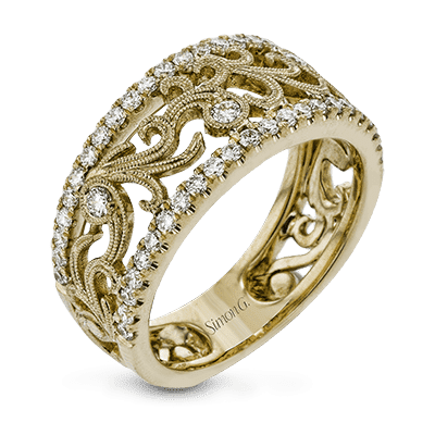 Right Hand Ring in 18k Gold with Diamonds