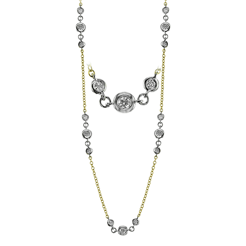 Necklace in 18k Gold with Diamonds