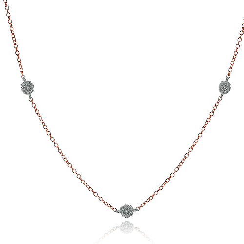 Necklace in 18k Gold with Diamonds