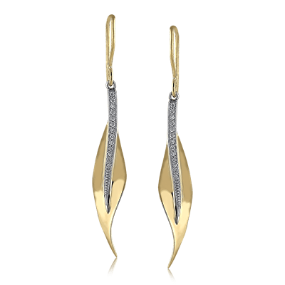 Earring in 18k Gold with Diamonds