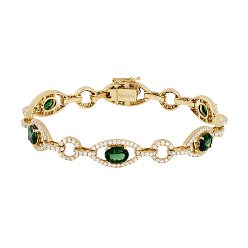 Color Bracelet in 18k Gold with Diamonds
