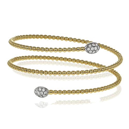 Bangle in 18k Gold with Diamonds