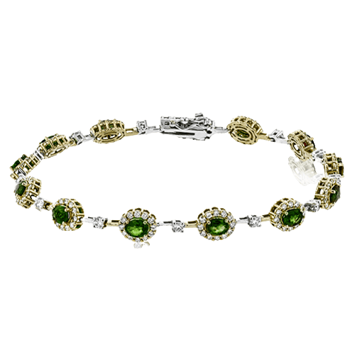 Color Bracelet in 18k Gold with Diamonds