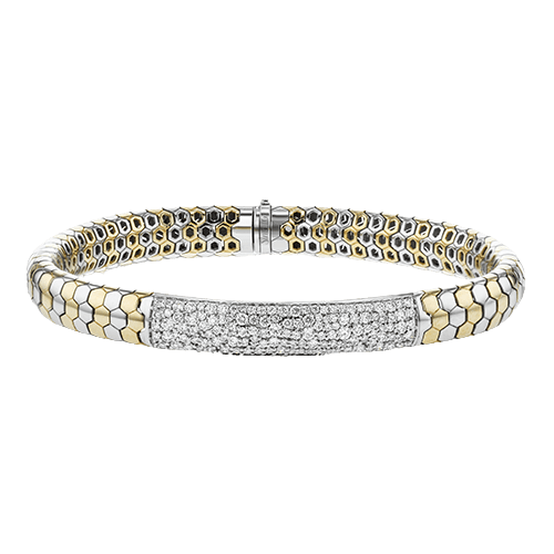 Gent Bracelet in 14k Gold with Diamonds