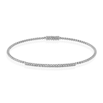 Bangle in 18k Gold with Diamonds