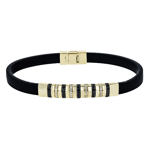 Gent Bracelet in 14k Gold with Diamonds