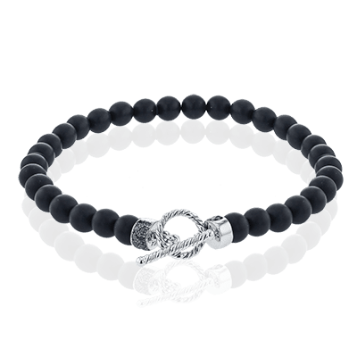 Gent Bracelet in 14k Gold with Diamonds
