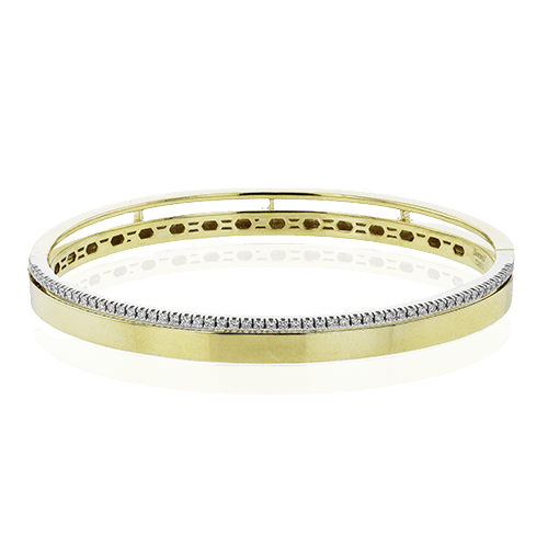 Bangle in 18k Gold with Diamonds