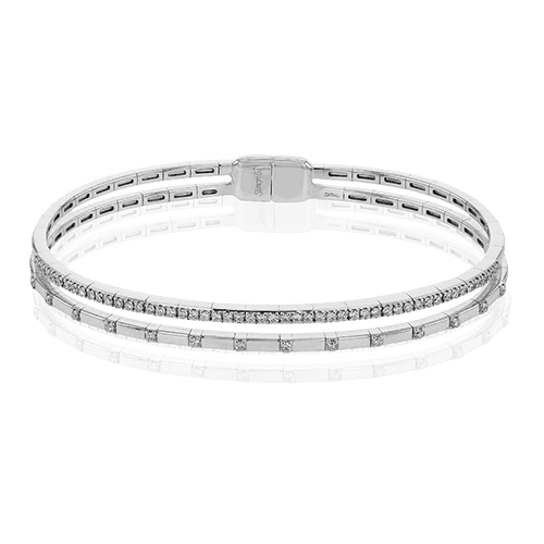 Bangle in 18k Gold with Diamonds