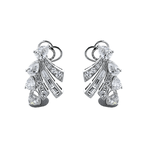 Earring in 18k Gold with Diamonds