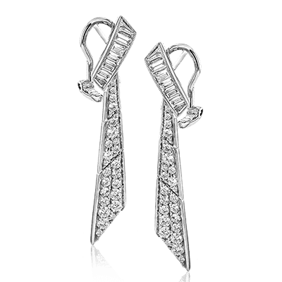 Earring in 18k Gold with Diamonds
