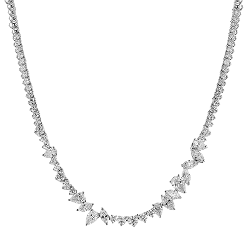 Necklace in 18k Gold with Diamonds