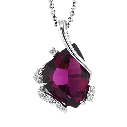 Color Pendant in 18k Gold with Diamonds