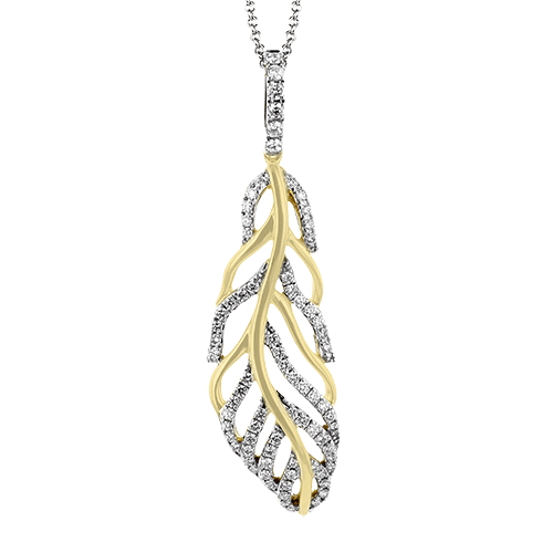 Pendant in 18k Gold with Diamonds