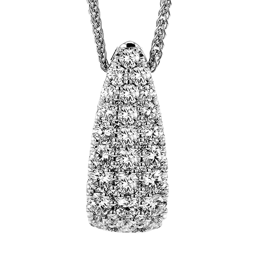 Pendant in 18k Gold with Diamonds