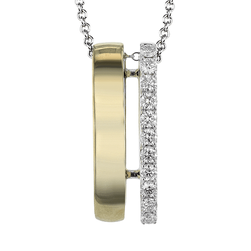 Pendant in 18k Gold with Diamonds