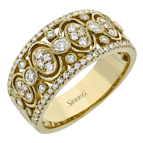 Right Hand Ring in 18k Gold with Diamonds