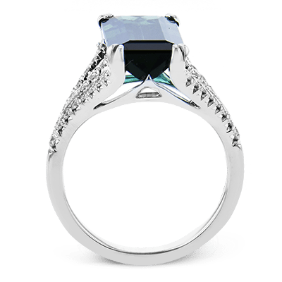 Color Ring in 18k Gold with Diamonds