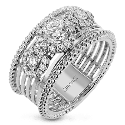 Right Hand Ring in 18k Gold with Diamonds