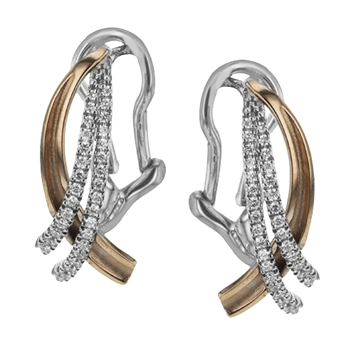 Earring in 18k Gold with Diamonds