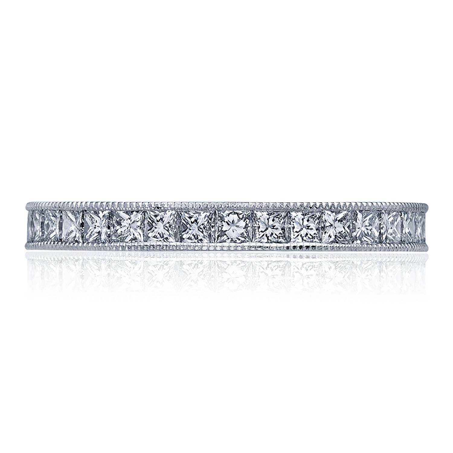 Channel Set Princess Wedding Band