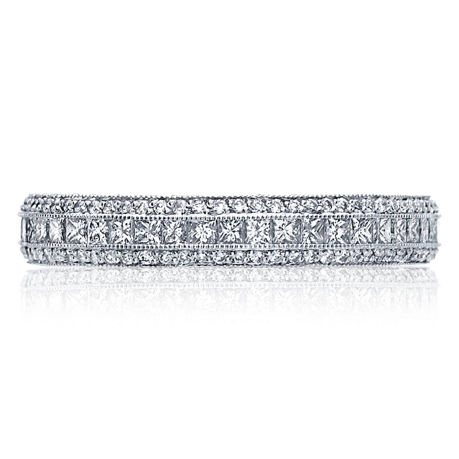 Channel Set Wedding Band