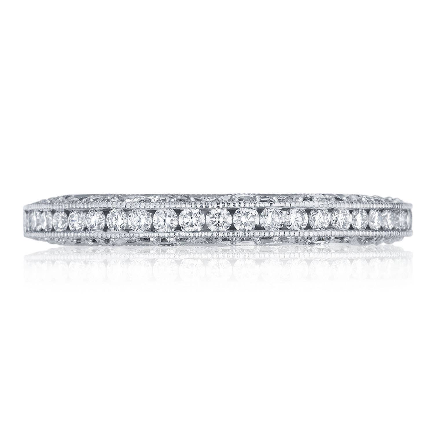 Channel Set Wedding Band